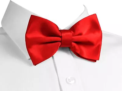 Trilece Bow Ties For Men - Men's Solid Pretied Bowties For Formal Wear - Adjusta • $9.11