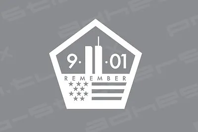 9/11 Remember Vinyl Decal Sticker • $3.50