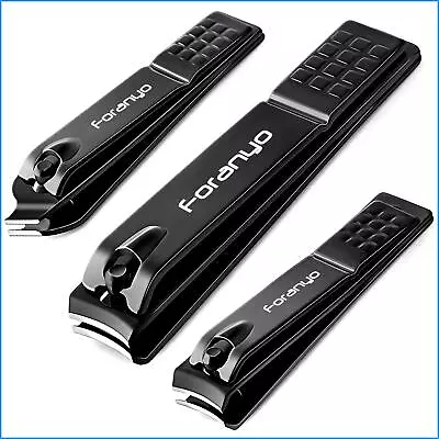 Nail Clippers3 Pc Toenail Clippers Fingernail Clipper Nail For Men Women Adult • $12.49