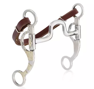 Mikmar Heirloom Legacy Bit With Stainless Steel Shanks With GS Trim | Horse Bits • $154.95