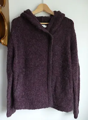 Marc O'Polo Denim Women's Wool Mix Hooded Cardigan Mellow Plum Size Small BNWOT • £59