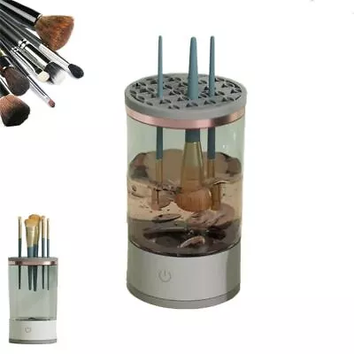 ABS Makeup Brush Cleaner Automatic Brush Cleaner Lazy Cleaning Brush Washer • $34.45