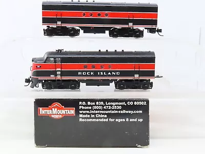 N Scale Intermountain RI Rock Island FT A/B Diesel Locomotive Set - DCC Ready • $199.95