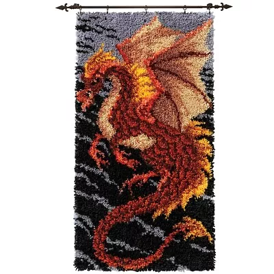 $59.99 • Buy Herrschners® Storm Dragon Latch Hook Kit