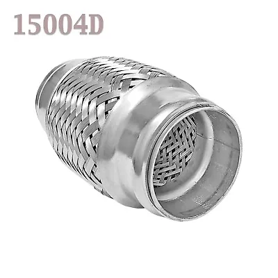 1.5  (1 1/2 In.) X 4  Flex Pipe Exhaust Coupling Quality Stainless Heavy Duty • $11.67