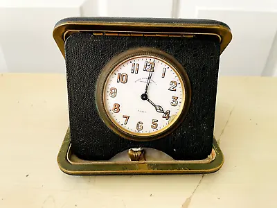 Old Vtg 1930's BAILEY BANKS & BIDDLE  8-Day Travel Clock Watch Time • $254.68