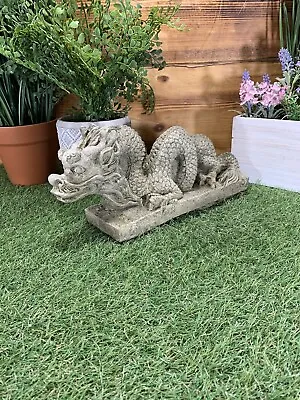 Stone Garden Chinese Dragon Oriental Statue Ornament • £28.95