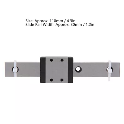 Linear Guide Rail Slider Miniature Slide Block Bearing Steel Automated Industry • £16.77