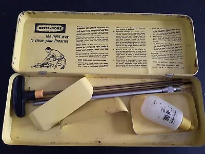 Vintage Mill Run Brite Bore Deluxe Gun Cleaning Kit Excellent Condition • $4.99