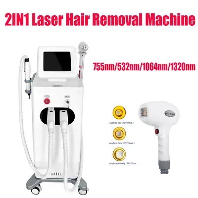 ND Yag Laser Tattoo Removal SHR IPL OPT Hair Removal Machine 808/1064/755/1320nm • $1848.19