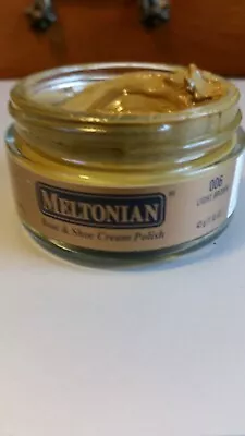 Meltonian Boot & Shoe Cream Polish Light Brown 1.55 Oz. Light Brown #6 • $7