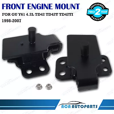 2 Front LH RH Engine Mount Fit Patrol GU TD42 4.2L TD42T TB45E 4.5L TB48DE 4.8L • $52.90