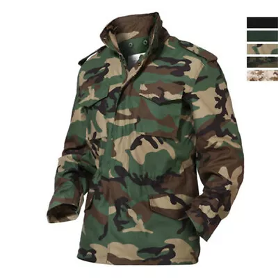 M65 Waterproof Mens Field Jacket Windproof Overcoat Airsoft Camo Outdoor Parka • $108.99