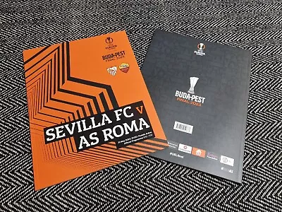 £16.39 • Buy AS ROMA V SEVILLA EUROPA LEAGUE FINAL 2023 UEFA PROGRAMME BUDAPEST 31/5/23