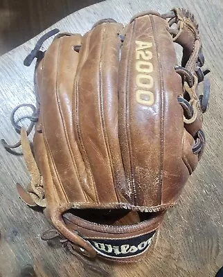 Wilson Pro Stock A2000 DP15 11.5   Baseball Glove- Brown Pedroia Game Spec RHT • $130