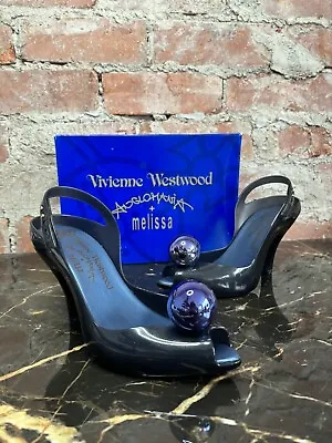 Vivenne Westwood Ladies Heels 41 To 42 7-8 Uk MELISSA LADY D Shoes • £94.95