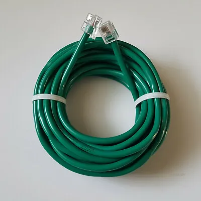 RJ11 RJ12 CAT5e Green DSL Telephone Data Cable For Centurylink AT$T Frontier  • $7.99