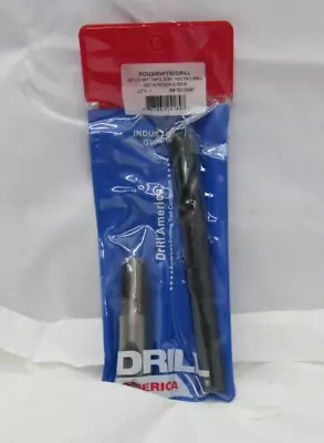 Drill America - POU3/8NPTW/DRILL 3/8  Carbon Steel NPT Pipe Tap And  Bit Set • $14.46