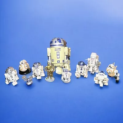 Star Wars Droids Lot R2-D2 R5-D4 RX-24 BB-8 C-3PO Astromech Robot Action Figures • $22.95