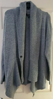 Vera Wang Women's Open Front Cardigan Sweater GRAY (Size X-LARGE) PRE-OWNED • $9.18