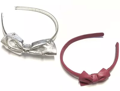 Headband With Side Bow Leather Style Women Girls Hair Fashion Accessory Vintage • $64.99