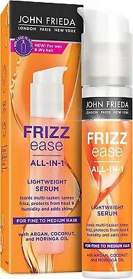 John Frieda Frizz Ease All-in 1 Lightweight Serum 50ml For Fine To-Medium Hair • £6.39