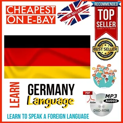 Learn To Speak GERMAN LANGUAGE A Complete AUDIO & TEXT Course On DVD GERMANY HOL • £8.50