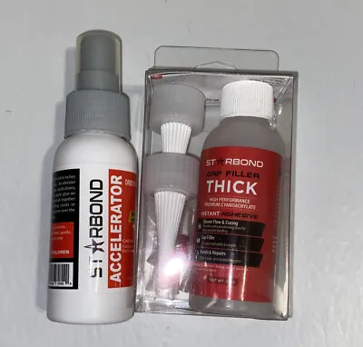 CA Glue Thick Starbond 2oz Gap Filler Thick CA Cyanoacrylate Glue Accelerator • $21.99