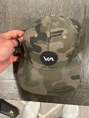 RVCA Hat Camouflage Mid Fit SnapBack • $20