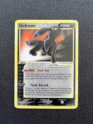 2007 Pokemon Pop Series 5 Umbreon Gold Star #17 • $2500