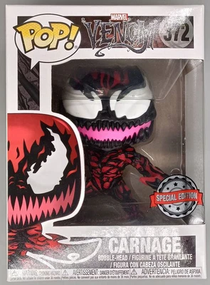 £25.99 • Buy #372 Carnage (Axe Hands) - Marvel - Venom Damaged Box Funko POP With Protector