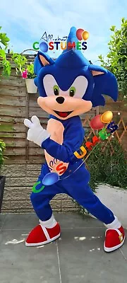 Hire Sonic The Hedgehog Lookalike Costume Mascot Fancy Dress Delivery KMS • £50