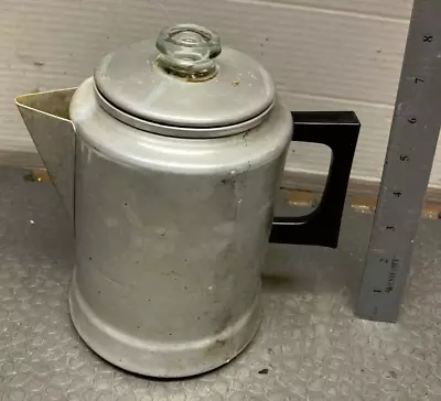 VINTAGE Comet Aluminum Coffee Pot Percolator Camp Hunt Coffee Pot • $24