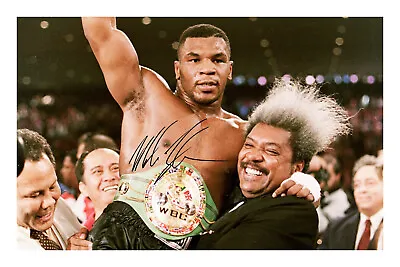 Mike Tyson Signed A4 Photo Print Autograph Boxing Heavyweight World Champion • £5.99