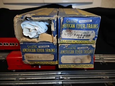  4  Early American Flyer  O Guage  Passenger Cars Boxed • $72.50