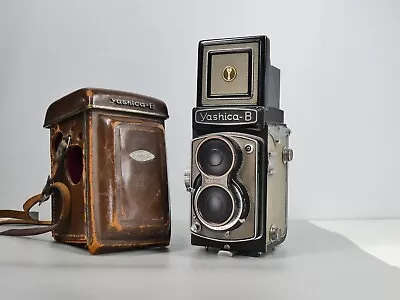 Rare Grey Yashica B 6x6 120 Film Medium Format Tlr Camera F3.5 Lens Cased • £149