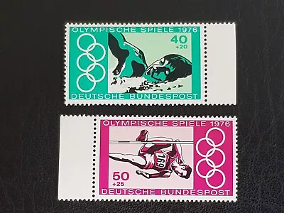 Bund Mr. 886 + 887 Mint SR Summer Olympics Montreal JG 1976 • £0.85