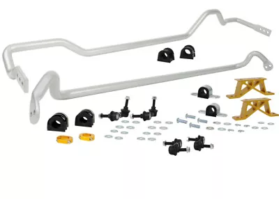 Whiteline Front & Rear Sway Bar Kit 24mm W/Mounts Fits 04-07 Subaru STI • $984.88