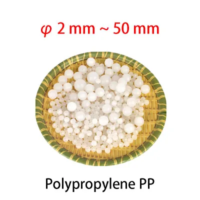 Plastic Balls Solid Round PP Bearing Industrial Polypropylene Translucent 2~50mm • $4.35