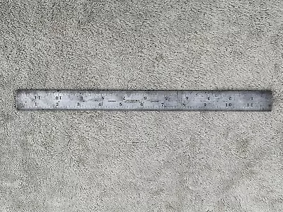 Vintage L.S Starrett Co Combination Square 12  Ruler No. 4 Grad Athol Mass USA • $34