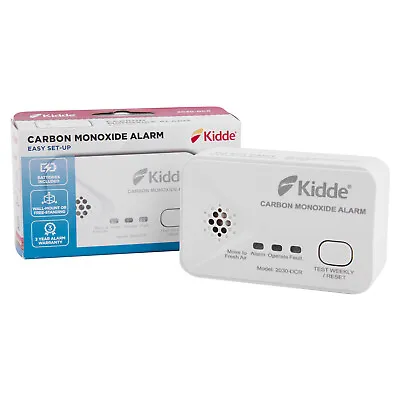 10 Year Life CO Detector Carbon Monoxide Alarm - Kidde 2030-DCR • £15.50