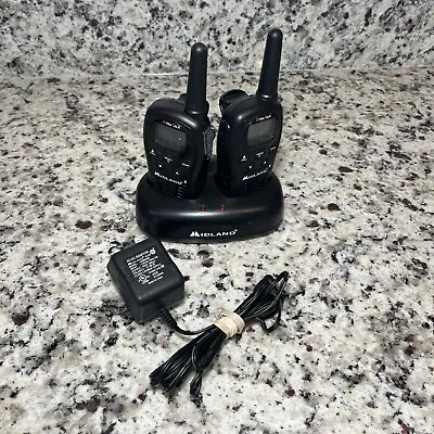 Midland X-Tra Talk Walkie Talkies LXT500PA Set With Charger - WORKS • $33.99