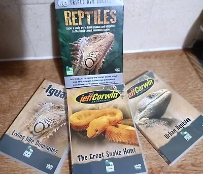 Reptiles DVD (2007) David Attenborough 3 Discs Boxset Collection • £4.95