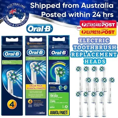 $14.66 • Buy Genuine Oral B Precision Clean Braun Electric Toothbrush Heads Replacement
