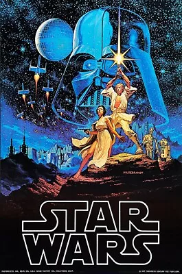 Star War IV A New Hope Movie Premium POSTER MADE IN USA - PRM630 • $18.48