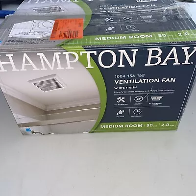 Hampton Bay 80 CFM Mount Install Bathroom Ventilation Fan BPT13-14D 1004156168 • $30.74