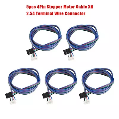 5Nema17 4 Wire Stepper Motor Cable With 4 Pin Dupont 6Pin HX2.54mm JST Connector • £7.73