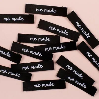  Me Made  Sew In Woven Tags Clothing Labels Pack Of 8  By KATM  • £6.88