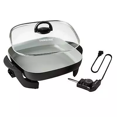 Electric 12X12 Inch Ceramic Non-Stick Coating SkilletBlack Color • $18.86