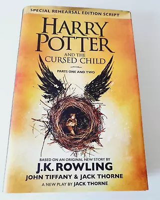 Harry Potter The Cursed Child Hardcover Special Rehearsal Edition Script • $18.60